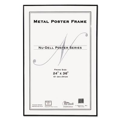 View larger image of Metal Poster Frame, Plastic Face, 24 x 36, Black