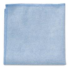 Microfiber Cleaning Cloths, 16 X 16, Blue, 24/Pack