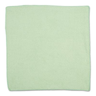 View larger image of Microfiber Cleaning Cloths, 16 X 16, Green, 24/Pack