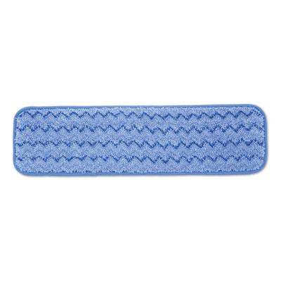 View larger image of Microfiber Wet Room Pad, Split Nylon/Polyester Blend, 18", Blue, 12/Carton
