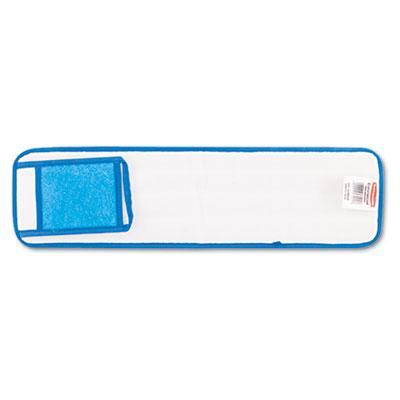 View larger image of Microfiber Wet Room Pads, 24 in. Long, Split Nylon/Polyester Blend, Blue