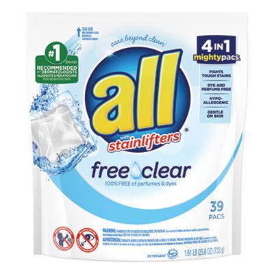 View larger image of Mighty Pacs Free and Clear Super Concentrated Laundry Detergent, 39/Pack