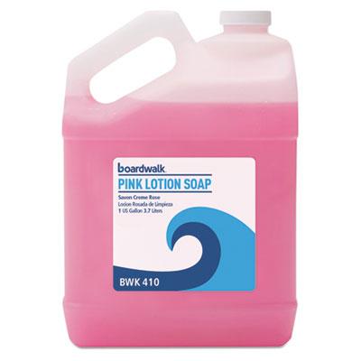 View larger image of Mild Cleansing Pink Lotion Soap, Floral-Lavender, Liquid, 1 gal Bottle, 4/Carton