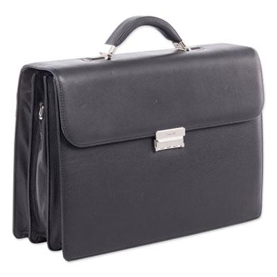 View larger image of Milestone Briefcase, Holds Laptops 15.6", 5" x 5" x 12", Black