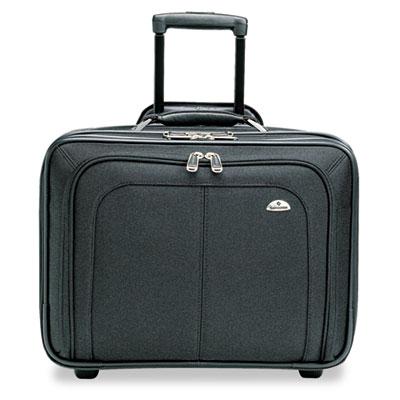 View larger image of Mobile Office Rolling Notebook Case, Nylon, 17 1/2 x 9 x 14, Black