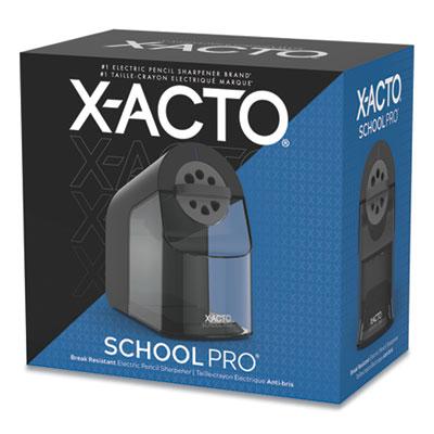 View larger image of Model 1670 School Pro Classroom Electric Pencil Sharpener, AC-Powered, 4 x 7.5 x 7.5, Black/Gray/Smoke
