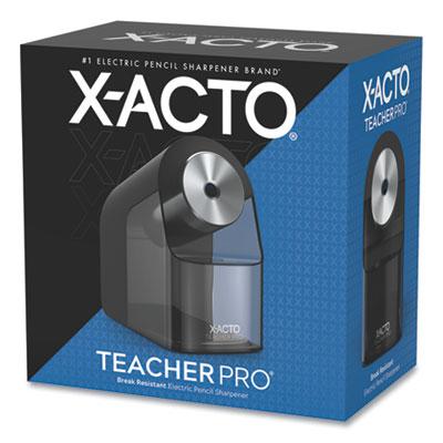 View larger image of Model 1675 TeacherPro Classroom Electric Pencil Sharpener, AC-Powered, 4 x 7.5 x 8, Black/Silver/Smoke