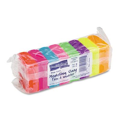 View larger image of Modeling Clay Assortment, 27.5 g of Each Color, Assorted Neon, 220 g