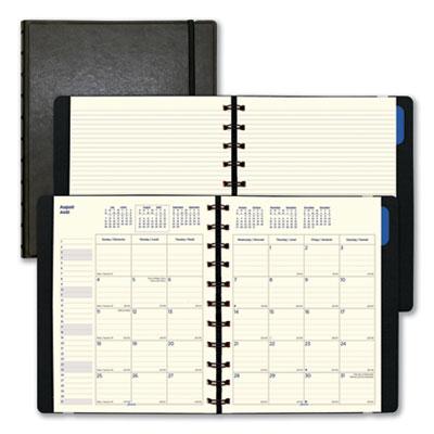 View larger image of Soft Touch 17-Month Planner, 10.88 x 8.5, Black Cover, 17-Month (Aug to Dec): 2023 to 2024