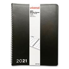 Monthly Planner, 11 x 8, Black Cover, 14-Month, Dec 2023 to Jan 2025