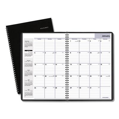 View larger image of DayMinder Monthly Planner, Ruled Blocks, 12 x 8, Black Cover, 14-Month (Dec to Jan): 2022 to 2024