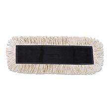 Mop Head, Dust, Disposable, Cotton/Synthetic Fibers, 48 x 5, White