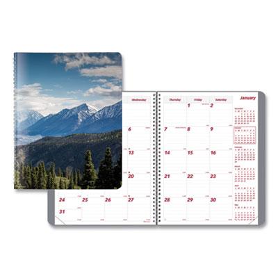 View larger image of Mountains 14-Month Planner, Mountains Photography, 11 x 8.5, Blue/Green Cover, 14-Month (Dec to Jan): 2023 to 2025