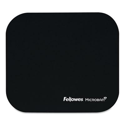 View larger image of Mouse Pad w/Microban, Nonskid Base, 9 x 8, Black