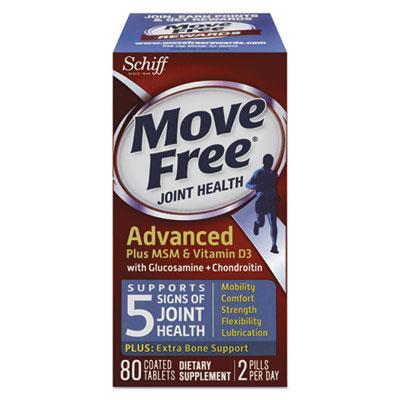View larger image of Move Free Advanced Plus MSM and Vitamin D3 Joint Health Tablet, 80 Count, 12/Carton