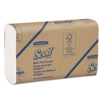 View larger image of Multi-Fold Towels, Absorbency Pockets, 1-Ply, 9.2 x 9.4, White, 250 Sheets/Pack