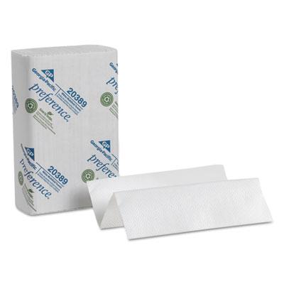 View larger image of Pacific Blue Select Folded Paper Towels, 1-Ply, 9.2 x 9.4, White, 250/Pack, 16 Packs/Carton