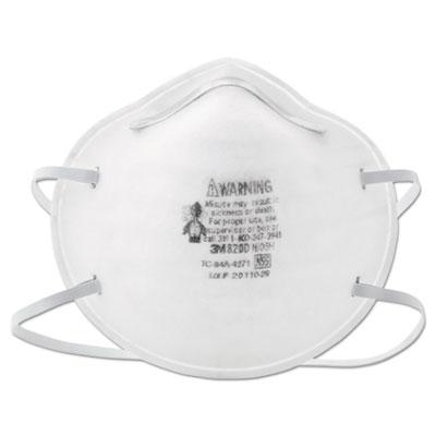 View larger image of N95 Particle Respirator 8200 Mask, Standard Size, 20/Box