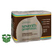 Natural Unbleached 100% Recycled Paper Towel Rolls, 11 x 9, 120 SH/RL, 24 RL/CT