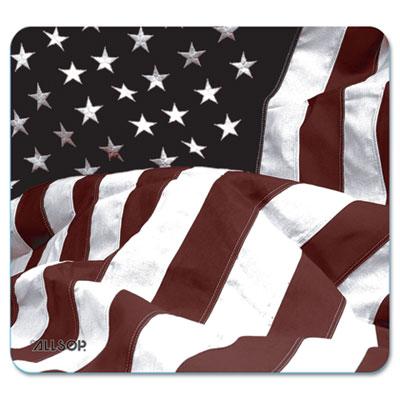 View larger image of Naturesmart Mouse Pad, American Flag Design, 8 1/2 x 8 x 1/10