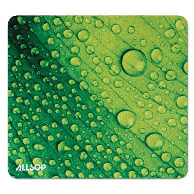 View larger image of Naturesmart Mouse Pad, Leaf Raindrop, 8 1/2 x 8 x 1/10
