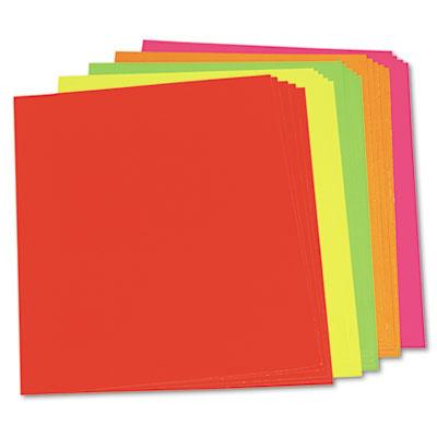 View larger image of Neon Color Poster Board, 22 X 28, Lemon, Lime, Orange, Pink, Red, 25/carton