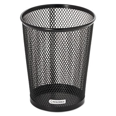 View larger image of Nestable Jumbo Wire Mesh Pencil Cup, 4 3/8 dia. x 5 2/5, Black