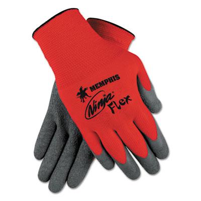 View larger image of Ninja Flex Latex Coated Palm Gloves N9680L, Large, Red/Gray, Dozen