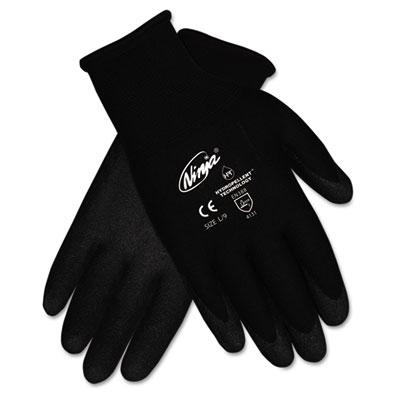 View larger image of Ninja HPT PVC Coated Nylon Gloves, Large, Black, 12/Pack
