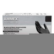 Nitrile Exam Gloves, Powder-Free, 3 mil, Small, Black, 100/Box, 10 Boxes/Carton