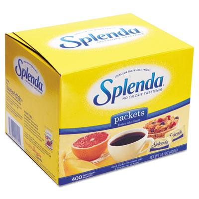 View larger image of No Calorie Sweetener Packets, 0.035 oz Packets, 400/Box, 6 Boxes/Carton