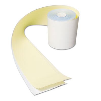 View larger image of No Carbon Register Rolls, 3" x 90 ft, White/Yellow, 30/Carton
