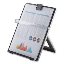 Non-Magnetic Letter-Size Desktop Copyholder, Plastic, 125 Sheet Capacity, Black