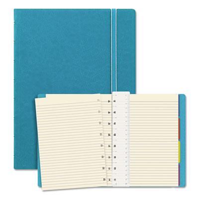 View larger image of Notebook, 1-Subject, Medium/College Rule, Aqua Cover, (112) 8.25 x 5.81 Sheets