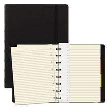 Notebook, 1-Subject, Medium/College Rule, Black Cover, (112) 8.25 x 5.81 Sheets