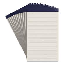 Notepads, Wide/legal Rule, 50 Ivory 8.5 X 14 Sheets, 12/pack