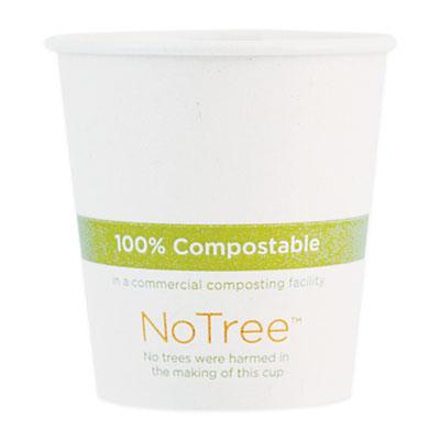 View larger image of NoTree Paper Hot Cups, 4 oz, Natural, 1,000/Carton