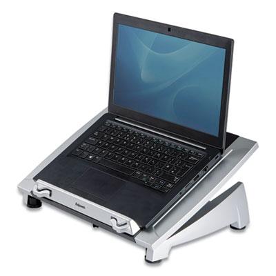 View larger image of Office Suites Laptop Riser Plus, 15.06" x 10.5" x 6.5", Black/Silver, Supports 10 lbs