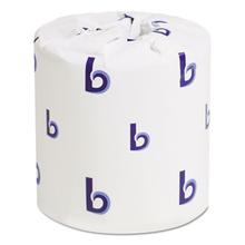 1-Ply Toilet Tissue, Septic Safe, White, 1,000 Sheets, 96 Rolls/Carton