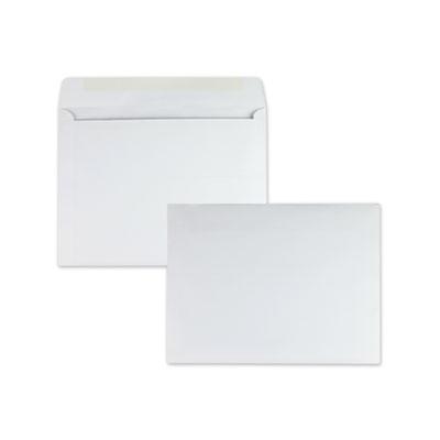 View larger image of Open-Side Booklet Envelope, #13 1/2, Cheese Blade Flap, Gummed Closure, 10 x 13, White, 100/Box