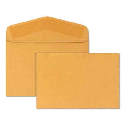 View larger image of Open-Side Booklet Envelope, #15, Hub Flap, Gummed Closure, 10 x 15, Brown Kraft, 100/Box