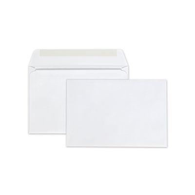 View larger image of Open-Side Booklet Envelope, #6 1/2, Hub Flap, Gummed Closure, 6 x 9, White, 100/Box