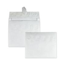 Lightweight 14 lb Tyvek Open End Expansion Mailers, #15 1/2, Square Flap, Redi-Strip Adhesive Closure, 12 x 16, White, 100/CT