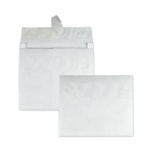 Lightweight 14 lb Tyvek Open End Expansion Mailers, #15, Square Flap, Redi-Strip Adhesive Closure, 10 x 15, White, 100/Carton