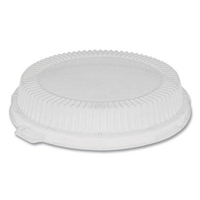 View larger image of ClearView Dome-Style Lid with Tabs, Fluted, 8.88 x 8.88 x 0.75, Clear, Plastic, 504/Carton