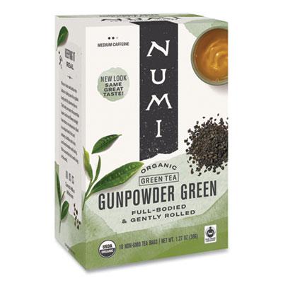 View larger image of Organic Teas and Teasans, 1.27 oz, Gunpowder Green, 18/Box