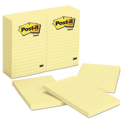 View larger image of Original Pads in Canary Yellow, Lined, 4 x 6, 100-Sheet, 12/Pack