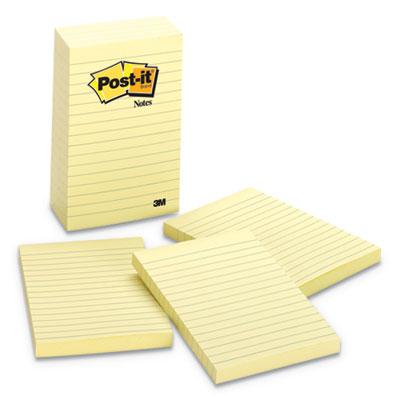 View larger image of Original Pads in Canary Yellow, Lined, 4 x 6, 100-Sheet, 5/Pack