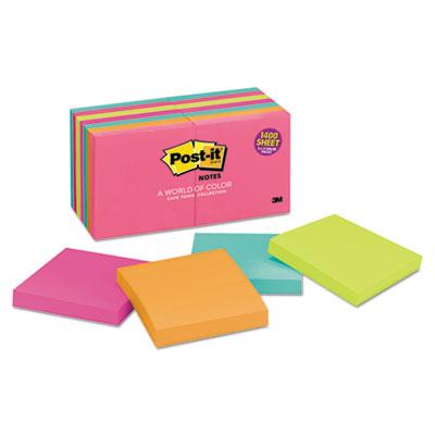 View larger image of Original Pads in Cape Town Colors, 3 x 3, 100-Sheet, 14/Pack