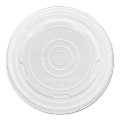 View larger image of World Art PLA-Laminated Soup Container Lids, Fits 8 oz Sizes, Translucent, Plastic, 50/Pack, 20 Packs/Carton